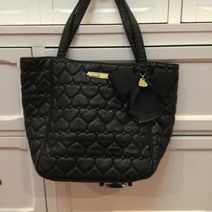 Black Betsey Johnson purse